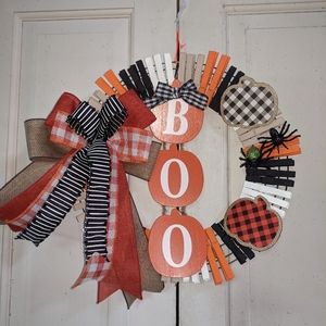 Halloween Clothespin Wreaths